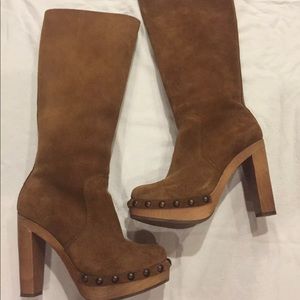 Pedro Garcia Suede Boots Size 8.5 100% Authentic